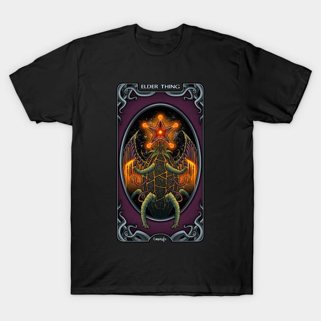 Lovecraft Tarot The Star T-Shirt by EmptyIs